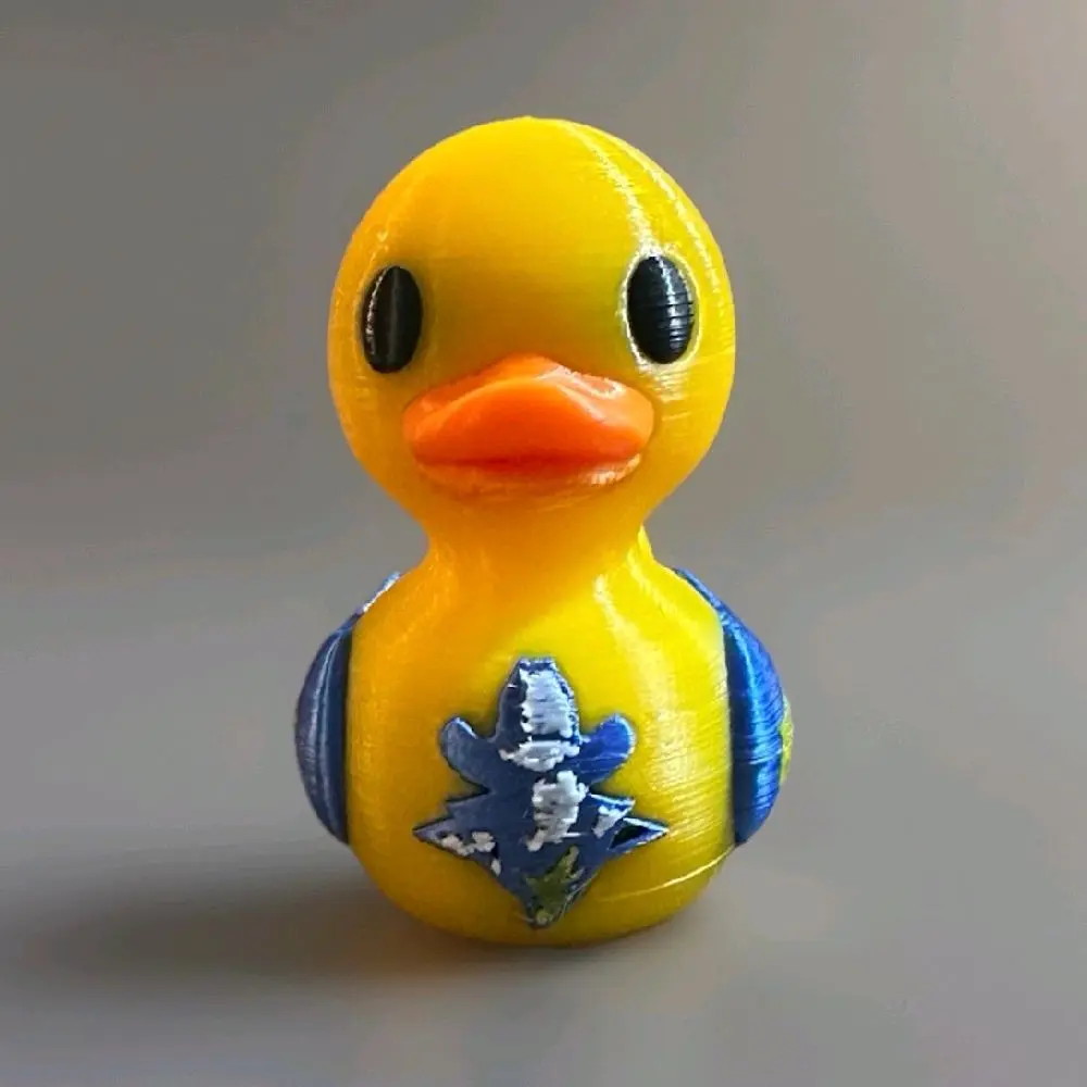 McNeese State University 3D-Printed Duck Collectible Figurine, Decorative Statue for Collectibles Enthusiasts, Decoration