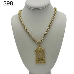 Yudijewerly # 398 Necklace (7mm) (23 inches) # 673 Pendant