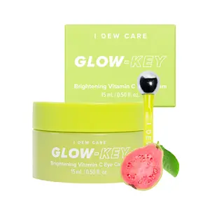 I DEW CARE Korean Vitamin C Eye Cream & Eye Roller Set | Reduces Wrinkles, Eye Treatment with Hyaluronic Acid, Anti-aging Niacinamide, Eye Treatment and Care, Wrinkle Eraser, Eliminates Dark Circles and Puffiness , Moisturizing, Glow, Comfort