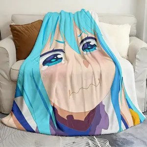 Flannel blankets Konosuba Exquisite Quilts Warming blanket soft and comfortable blanket travel blanket Throw Blanket birthday gift Lightweight Flannel Blanket Soft Fluffy Blanket