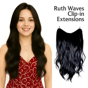 Suze Wig Long Curly - Ruth Curls - Clip-In Wig for Women - Premium Quality Synthetic Hair Extensions for Flawless, Undetectable Finish hair extension