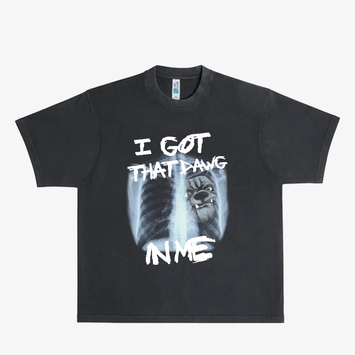 MUG® ROOT BEER: I GOT THAT DAWG IN ME RIBCAGE TEE - BLACK