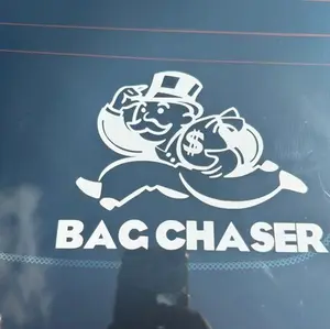 Bag Chaser Car Vinyl Sticker
