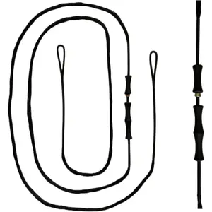 Recurve Bow String and Bowstring Finger Savers Set, Dacron Bow String with Finger Guard