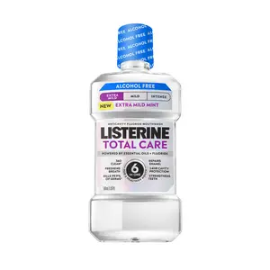 Listerine Total Care Alcohol-Free Mouthwash, Extra Mild Mint