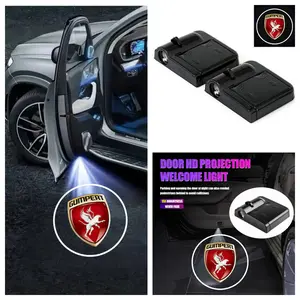 4 Pack Apollo Logo Car Door Projector Lights, LED Welcome Ghost Shadow Courtesy Puddle Lights for Apollo IE Apollo Arrow