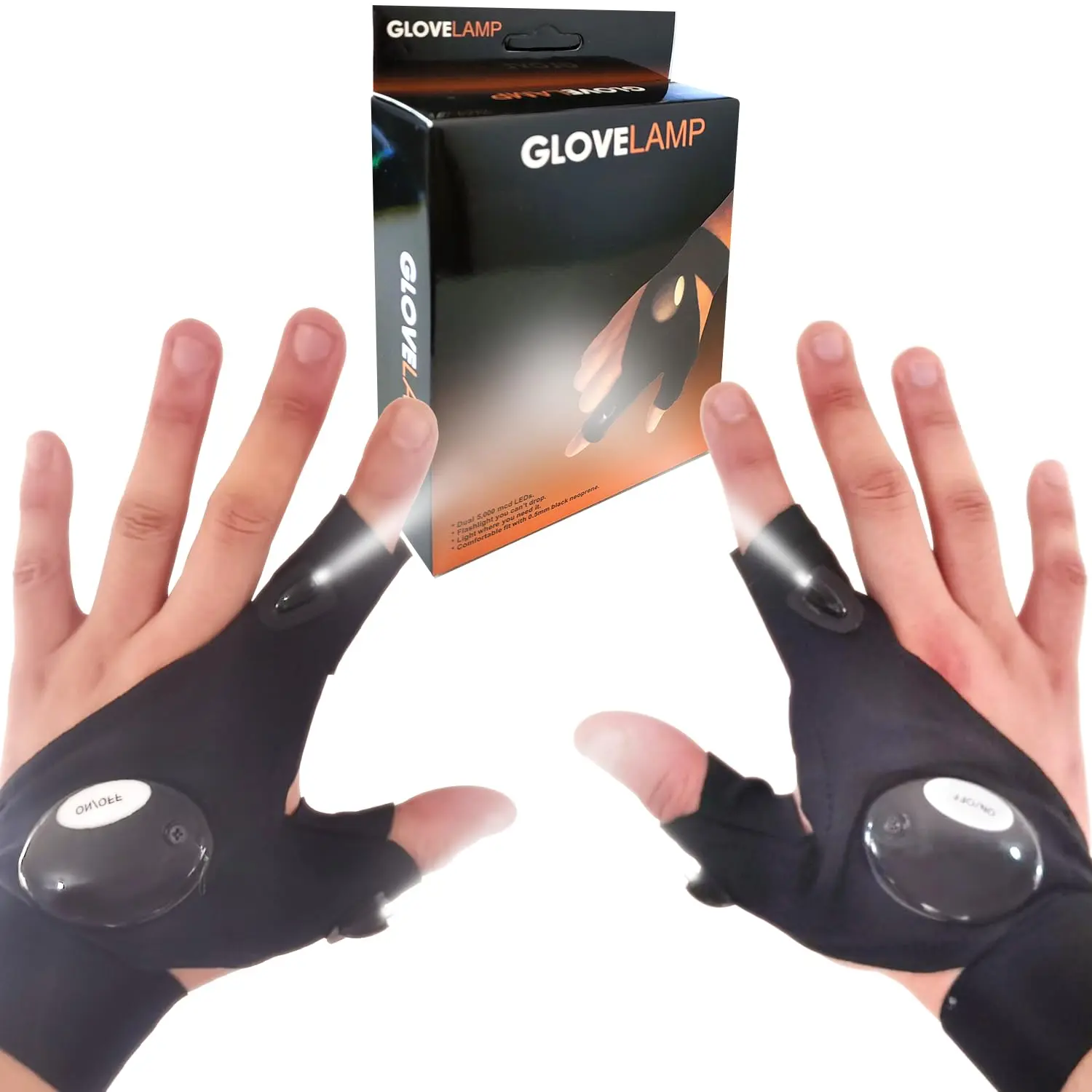 LED Flashlight Gloves, Fishing & Camping Repair Tools, Stocking Stuffers for Men, Ideal Gifts for Dad, Boyfriend or Husband for Birthday, Christmas