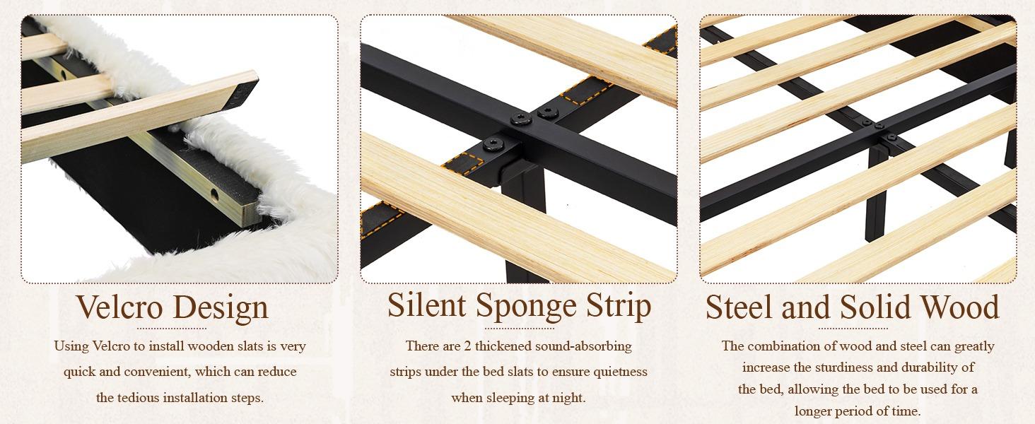 Yechen Bed Frame with Tall Headboard, Round Deluxe Soft Faux Fur Bedframe, Boho Boucle Cloud Upholstered Plush Bed with Metal Frame and Wood Slats, No Box Spring Required, Easy Assembly, (Beige, Grey) (Twin, Full, Queen) Yechen Bed Frame with Tall Headboard, Round Deluxe Soft Faux Fur Bedframe, Boho Boucle Cloud Upholstered Plush Bed with Metal Frame and Wood Slats, No Box Spring Required, Easy Assembly, (Beige, Grey) (Twin, Full, Queen)