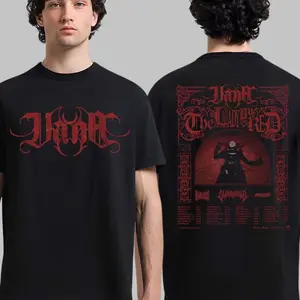 2 Sided Vana The Lady In Red Tour 2026 North American Schedule Tour Dates T-Shirt