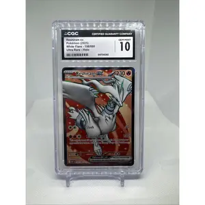 PSA 10 Reshiram Ex 158/086 Double Rare Full Art White Flare