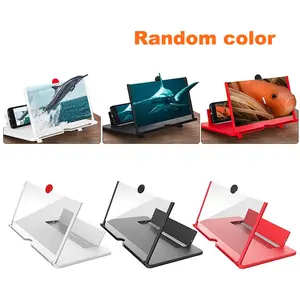 10/12 Inch Random Color Ultra HD Phone Magnifier, TV Screen Amplifier, Eye Protection Full Magnification, Enhanced Clarity, Horizontal Viewing Angle