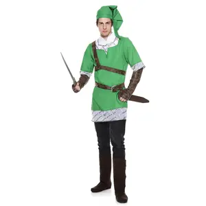 Adult Men's Big Hearted Elf Costume