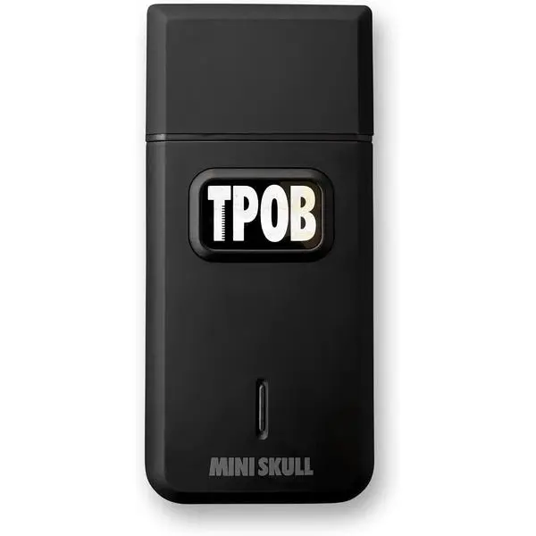 TPOB Mini Ergonomic Handheld Hair Clipper, Compact Cordless Gadget with Rechargeable Battery for Daily Grooming and Maintenance