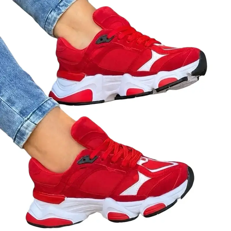 Women's Chunky Fashion Sneakers - Comfortable Casual Walking Shoes for Sports & Outdoor Activities Women's Chunky Fashion Sneakers - Comfortable Casual Walking Shoes for Sports & Outdoor Activities