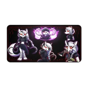 Yeah Im In Heat Loona Helluva Boss Mouse Pad – Anime Wolf Girl Gaming Desk Mat, Non-Slip Rubber Base 4