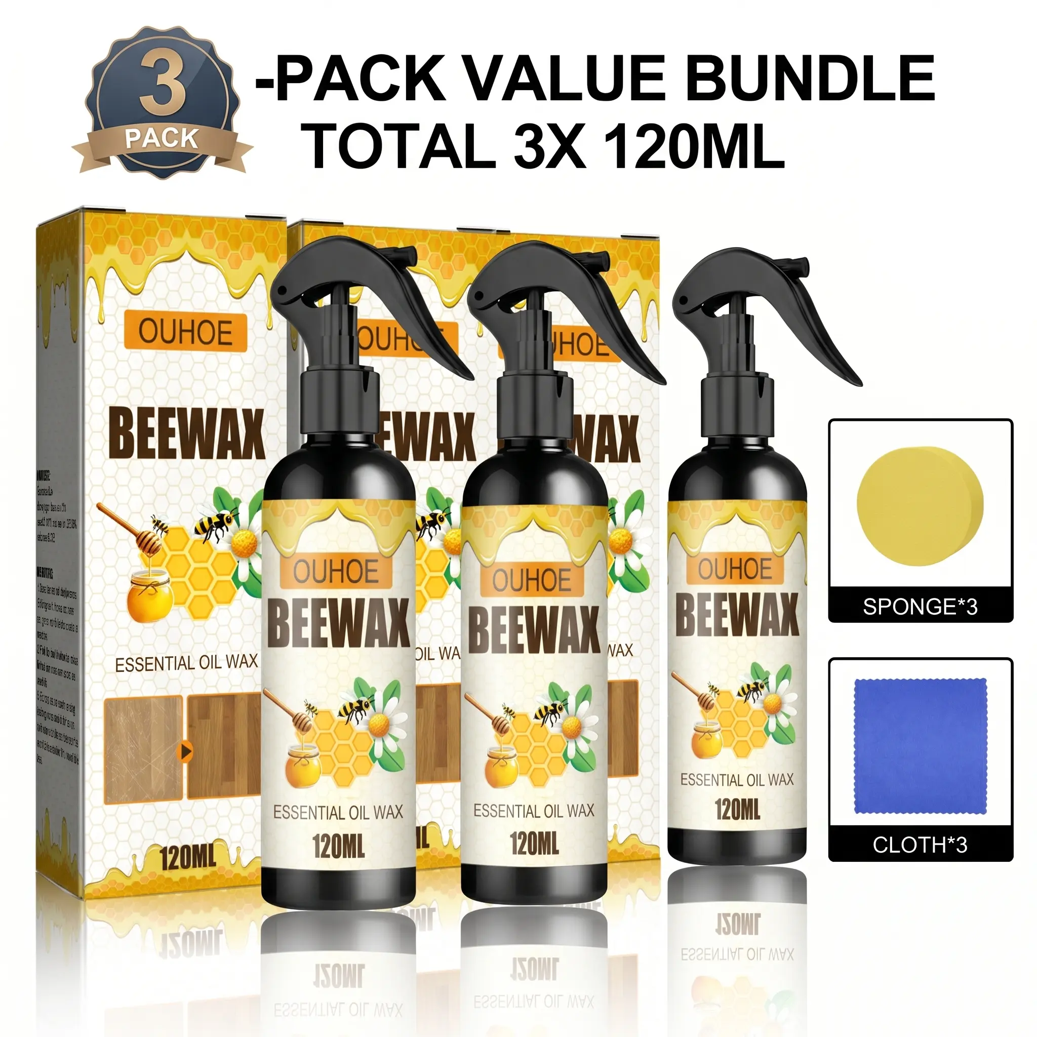 3 Bottles - Year-Round Furniture Protection