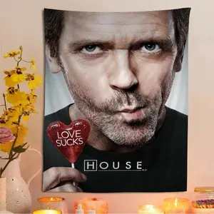 House MD TV Printed Large Wall Tapestry Art Science Fiction Room Home Decor Decor Blanket boys and girls room decor