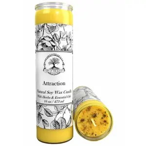 Attraction 7 Day Soy Spell Candle for Love, Money & Prosperity | Art Of The Root
