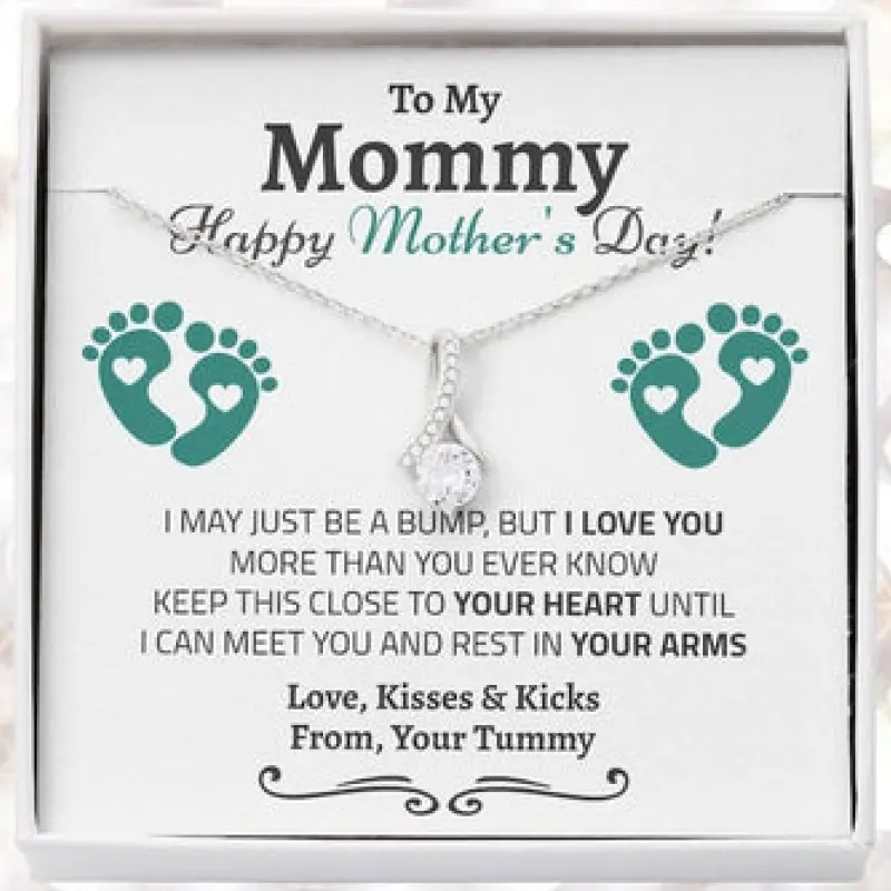 Pregnant Wife Mothers Day Gift, New Mom Mothers Day, First Mother's Day Gift from Bump, Mom To Be Mothers Day, Mothers Day Gift From Baby SO0261