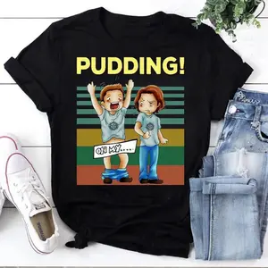 Pudding Dean & Winchester Oh My Funny TV Series Vintage T-Shirt, Supernatural Winchesters Tee, Winchester Brothers Shirt