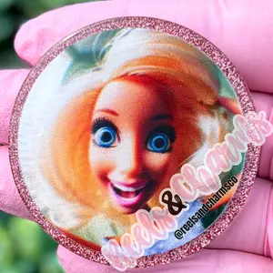 Funny, Crazy, Unhinged BarbBadge Reel | Nurse Teacher Office Badge Reel