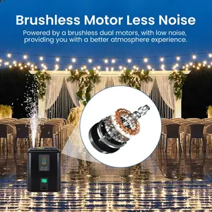 2pcs 350W Cold Spark Machine with 10×50g Consumables, 2-3.5M Spark Effect, Portable Auto Safety Cutoff FX Device for Wedding Party DJ Stage Events festive gift