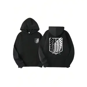 New Attacks Ons Titans Men's Hoodie Anime Hoodies Men Women Streetwear Pullover Harajuku Hoodies Sweatshirt Clothes Male Sportswear