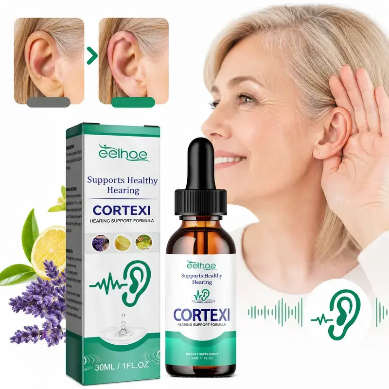 30ml Tinnitus Relief Ear Drops - Gentle Earwax Removal, Soothing Discomfort & Ringing Alleviation, Daily Care & Hearing Support Formula