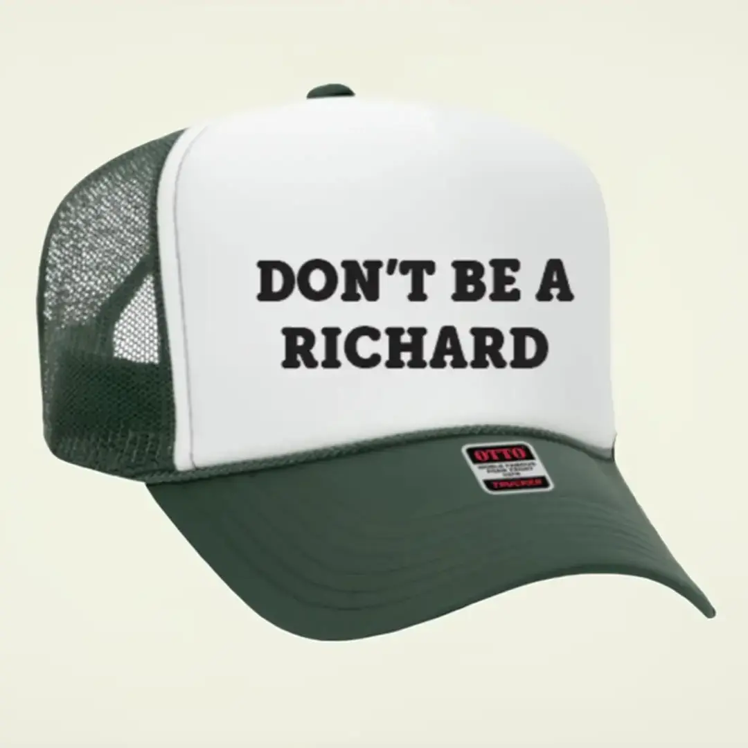 Don't Be A Richard Trucker Rope Hat