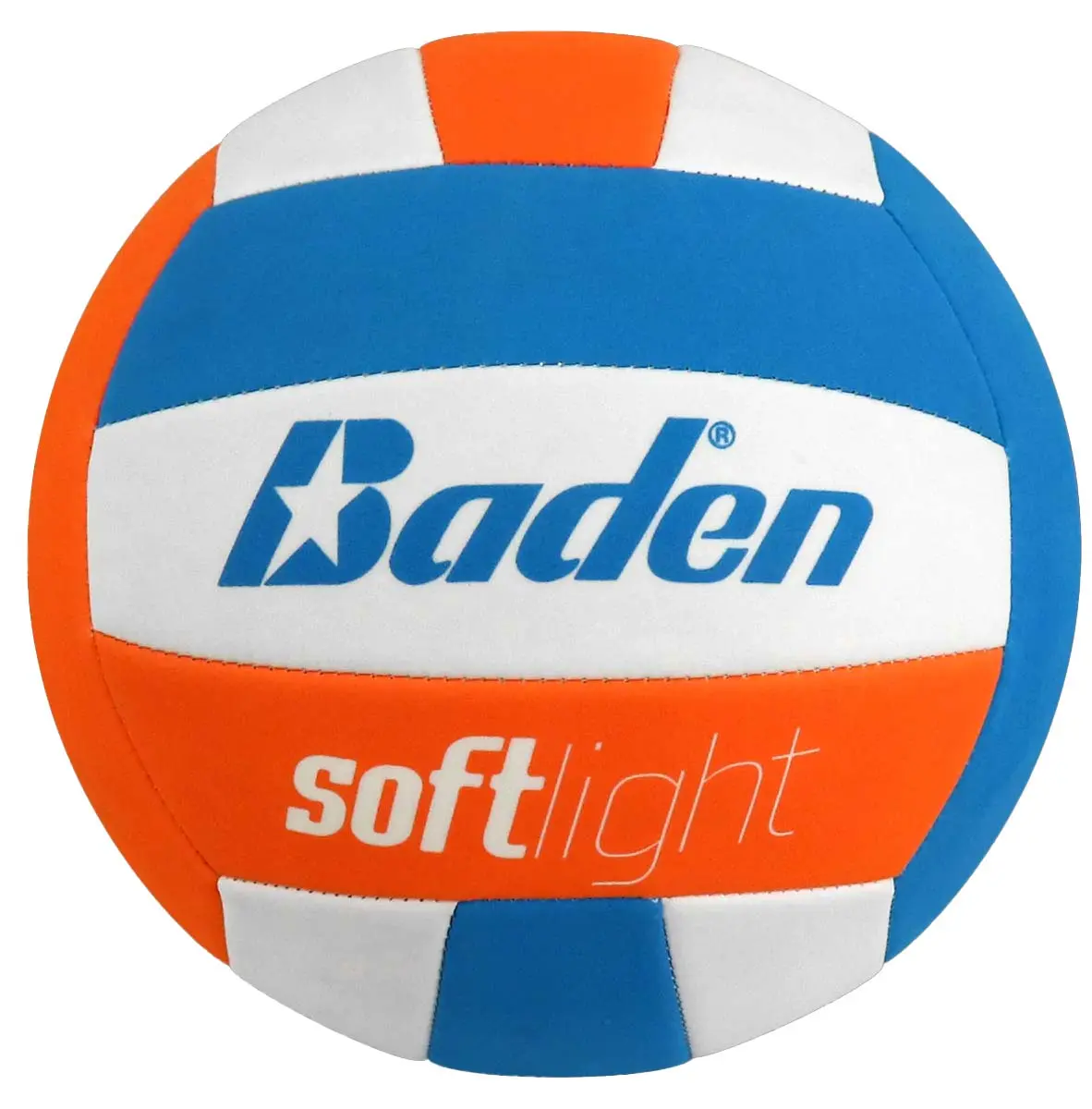 BADEN VXT1 Softlight Youth Training Volleyball, Lightweight 7.5oz Standard Size with FlexFoam Cover for Indoor Play