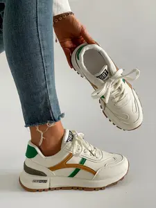 Trendy Waffle Pattern Sports Shoes for Women, Thick Sole Retro Agony Shoes, Versatile Casual Dad Sneakers for Spring 2026