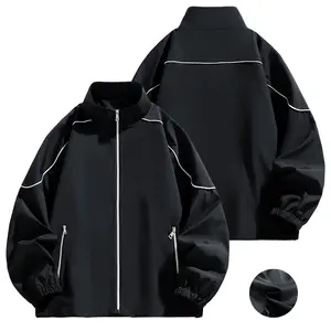 Stylish Stand Collar Jacket For Men – Trendy Casual Everyday Outerwear