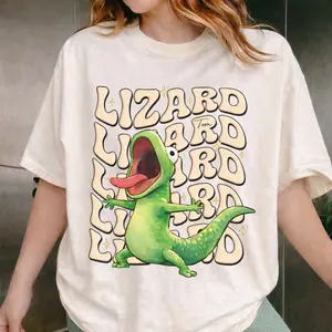 Lizard Shirt, Funny Hoppers Lizard TShirt, Animal Character Tee, Cute Animal Lover Gift