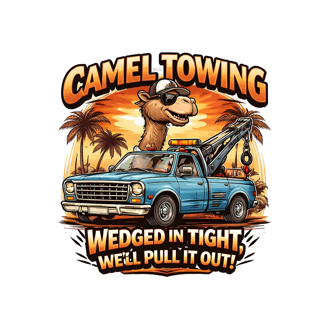 F102 Camel Towing Wedged in Tight We'll Pull it ou