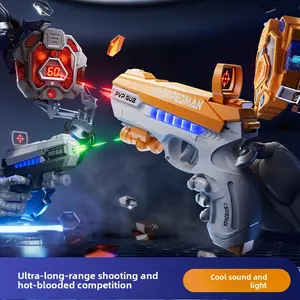 Laser Tag Gun for Kids, Light and Sound Effects, Body Sensory Vibration Feedback, Portable Shoulder Strap, Indoor Outdoor Play, Birthday Gift