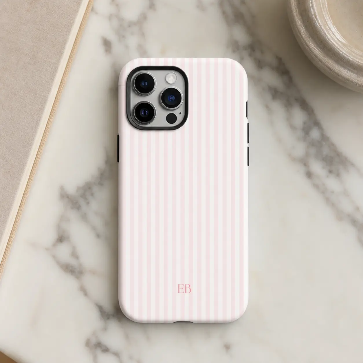 Pink Phone Case Aesthetic Pink Striped Phone Case Summer Coastal Phone Case Preppy Phonecase Beachy for phone 17 16 15 14 13 12 11 Pro ProMax Plus  Air series