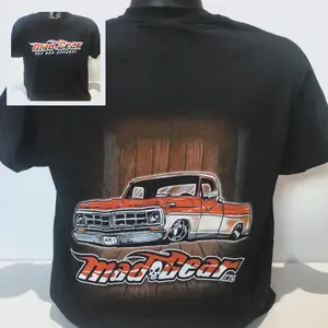 Mad Gear Hot Rod Apparel Custom Truck T-Shirt featuring a Ford F100
