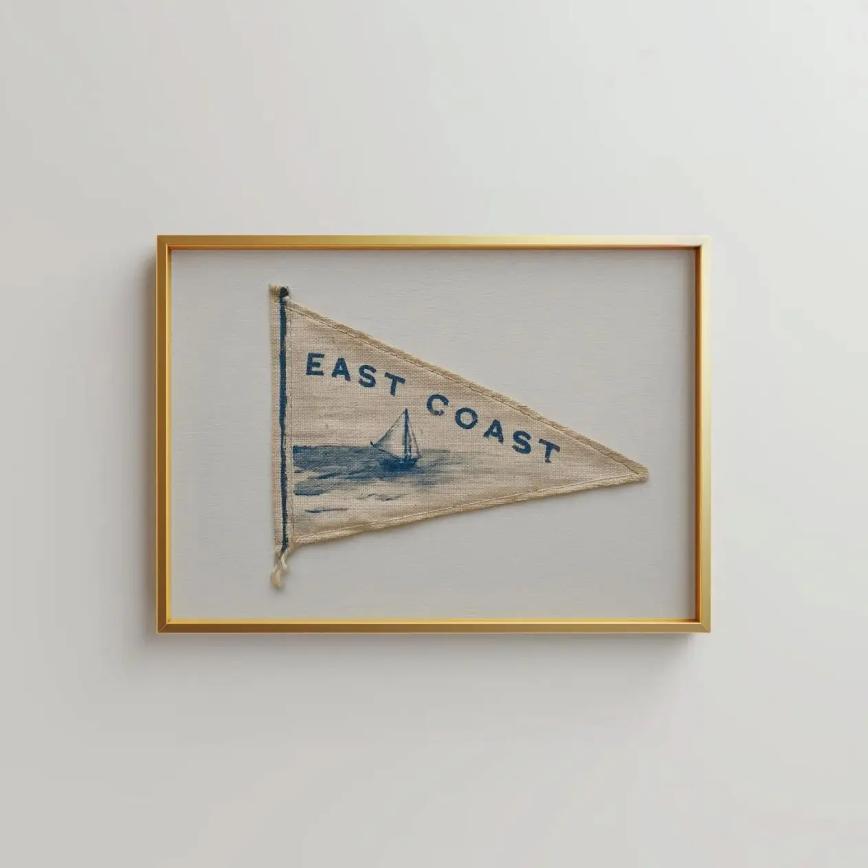 East Coast Coastal Wall Art, Vintage Nautical Sailboat Print, Preppy Beach House Decor 7