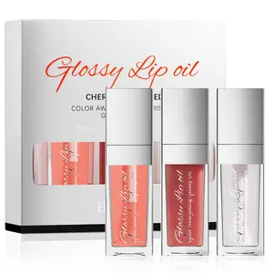 Long Lasting Moisturizing Hydrating Smooth Hydrate Lips Tinted Mirror Lip Gloss, 3 Counts/set Glossy Lip Glaze Stick, Plumping Lip Oil Lip Stick for All Occasions Makeup, Lip Care Products Lipstick