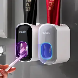 Ecoco SmartTouch™ Wall Mounted Toothpaste Dispenser & Bathroom Accessories Set