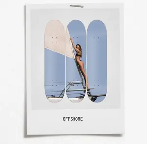 FINAL SALE - OFFSHORE SKATEBOARD WALL ART DECOR