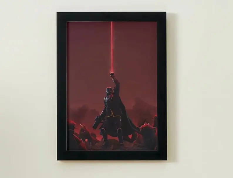 A4 Helldivers 2 Last Stand Poster