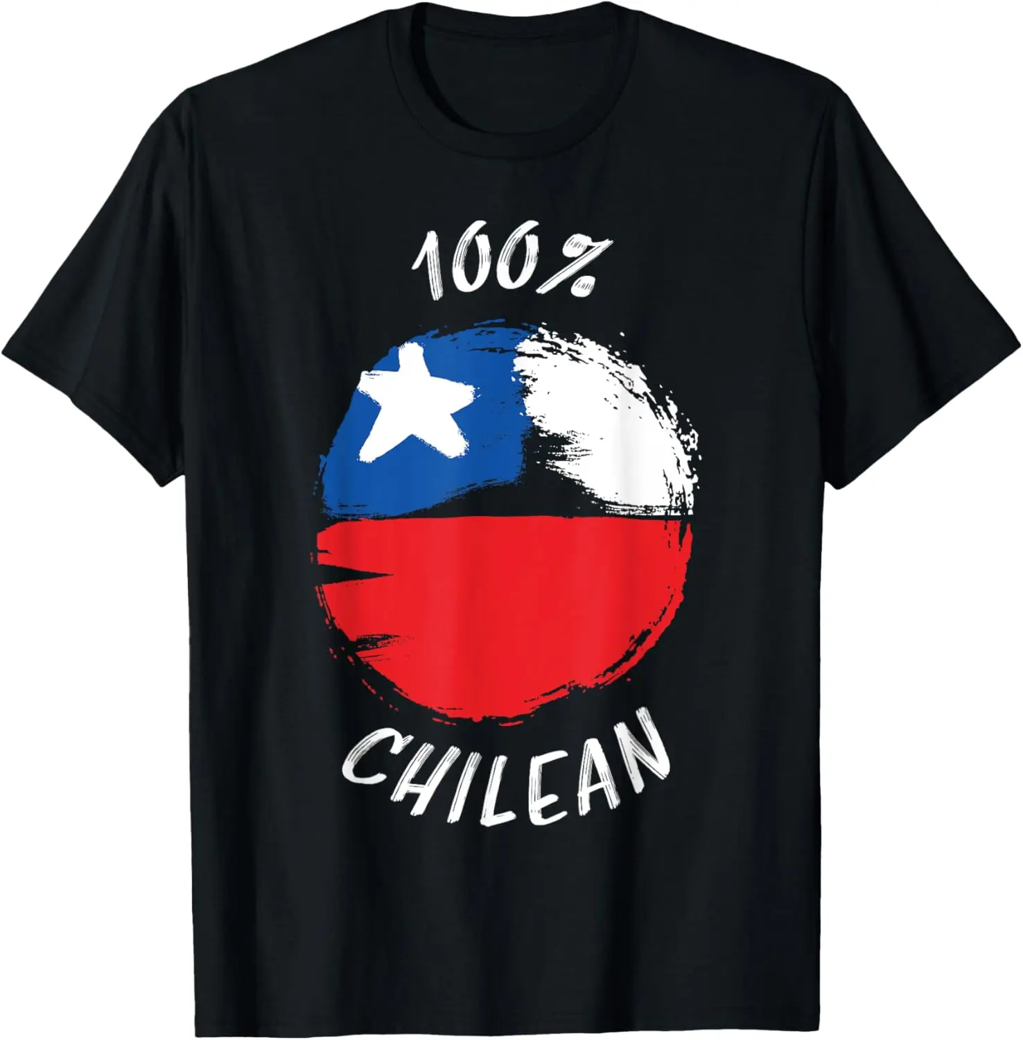 100%cotton 100% Chilean Shirt | Proud Chilean Shirt | Flag Chile T-Shirt