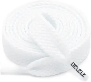 Flat  Shoe Laces: 5/8 Inches Wide Athletic Shoelaces for Sneakers 2 Pair