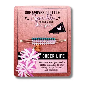 Cheer Charm Bracelet Set | Gift for Cheerleader