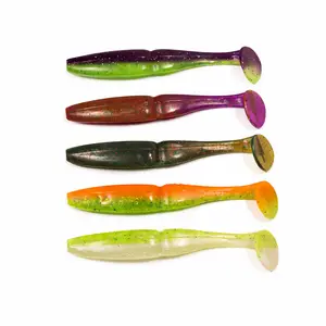 Intech Slim Shad 5" Finesse Paddle Tail Swimbait (5 ct) Color: Mix