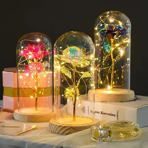 Simulation Rose Night Light - Realistic Eternal Flower Christmas Decor, Flower Design, Battery Not Included, Romantic Birthday Gift & Party Supplies