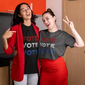 Election 2024, vote shirt, Voting T-Shirt, Trump shirt, Kamala shirt, Casual Classic Cotton Fabric Knit