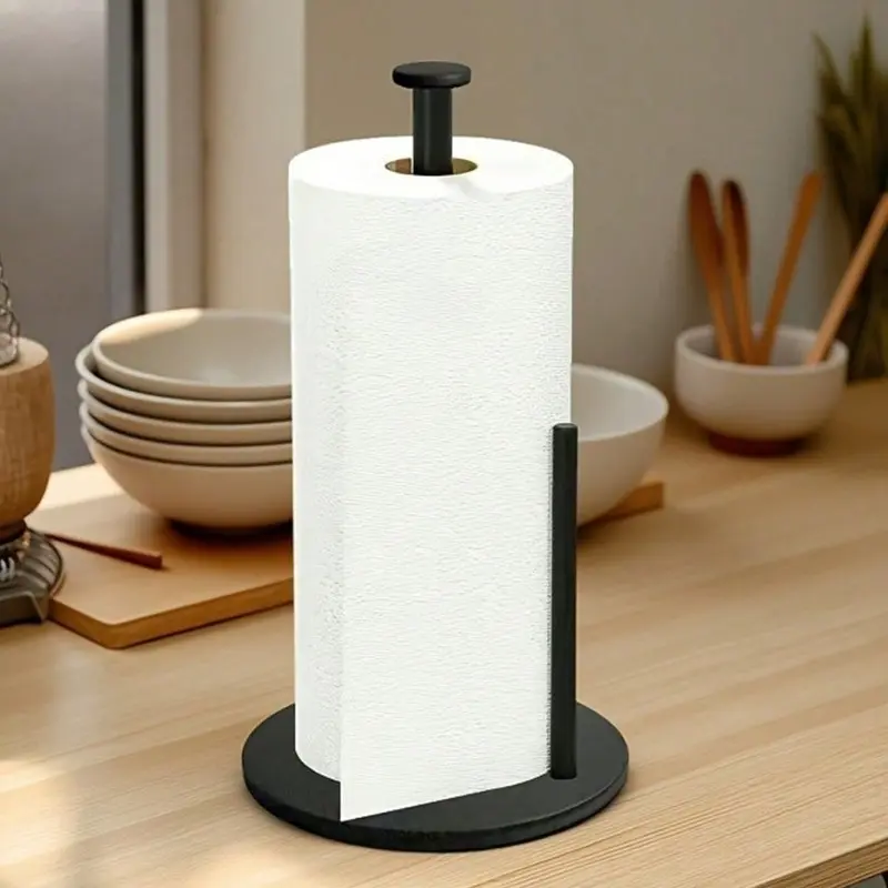 Kitchen tissue holder, napkin holder, stainless steel kitchen tissue holder with gravity base, modern home kitchen accessories, Kitchen Gadgets, convenient practical tools, tabletop