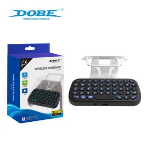 PS5 Controller Bluetooth Wireless Keyboard PS5 Bluetooth External Keyboard with Voice Chat Function PS5 Game Controller Clip
